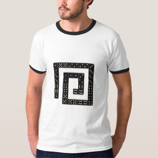 Domino Spiral Ringer T - Shirt (Vorderseite)