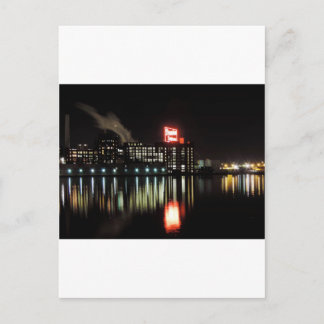 Domino Sugar Baltimore - Nacht Postkarte
