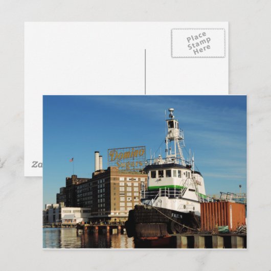 Domino Sugars Baltimore Postkarte (Vorne/Hinten)
