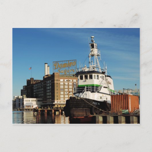 Domino Sugars Baltimore Postkarte (Vorderseite)