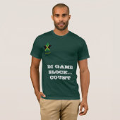 Domino-T-Shirt Jamaikas "Di Game Block" T-Shirt (Vorne ganz)