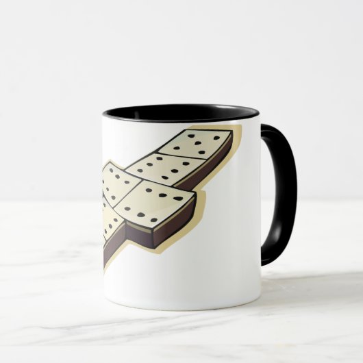 Domino-Tasse Tasse (VorderseiteRechts)