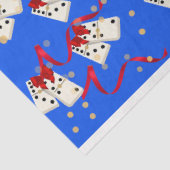 Domino Themed Gift Wrapping - Weihnachten Seidenpapier (Ausschnitt)