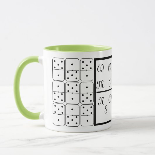 Domino-Welt Tasse (Links)