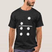 Domino zwei vier passende Halloween-Geschenkgruppe T-Shirt (Vorderseite)