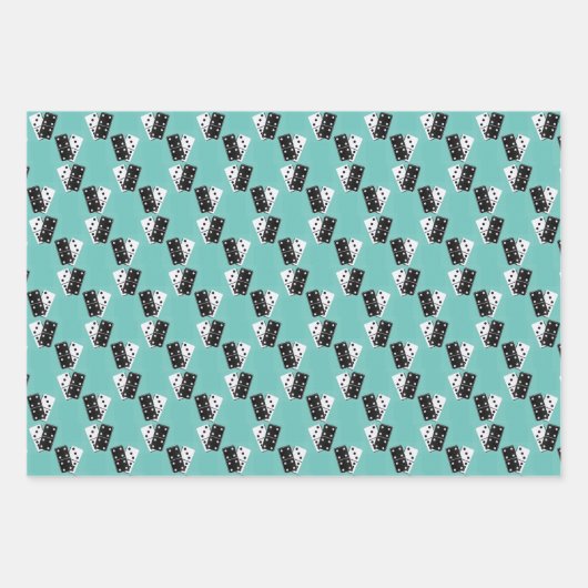 Dominodesign Geschenkpapier Set (Vorderseite)