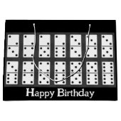 Dominodesign Große Geschenktüte (Vorderseite)