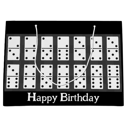 Dominodesign Große Geschenktüte (Vorderseite)