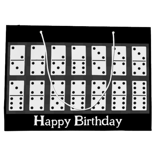 Dominodesign Große Geschenktüte (Rückseite)