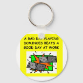 DOMINOER-Spieler Schlüsselanhänger (Vorderseite)