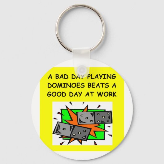 DOMINOER-Spieler Schlüsselanhänger (Vorderseite)