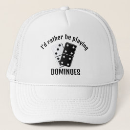 Dominoes Design Hat Truckerkappe