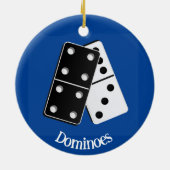 Dominoes Design Ornament (Hinten)