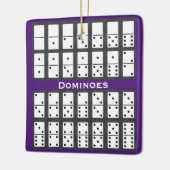 Dominoes Design Ornament (Links)