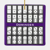 Dominoes Design Ornament (Rückseite)