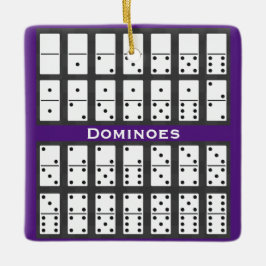 Dominoes Design Ornament