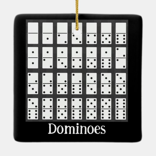 Dominoes Design Ornament (Rückseite)