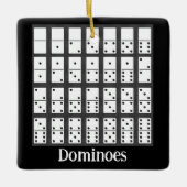 Dominoes Design Ornament (Vorderseite)