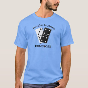 Dominoes Design Tee Shirt T - Shirt