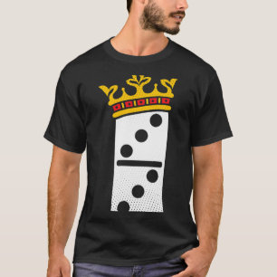 Dominoes King Domoes Spielergeschenk 1 T-Shirt