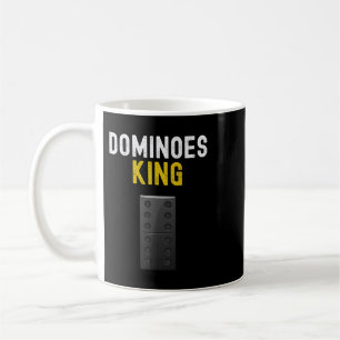 Dominoes King Shirt Funny Dominoes Player Doninoes Kaffeetasse