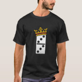 Dominoes-König - Meistergeschenk T-Shirt (Vorderseite)