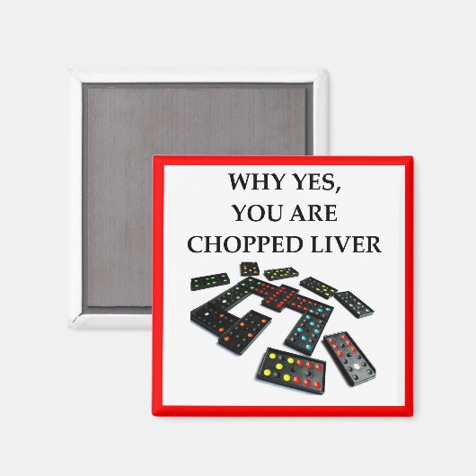 DOMINOES MAGNET (Vorderseite/Rückseite)