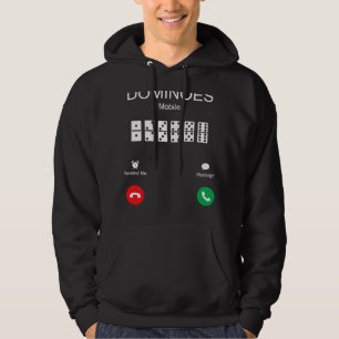 Dominoes nennen lustige Dominospielergeschenke Hoodie