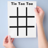 Dominoes-Tic Tac Toe TAG Grid (2"-Kühlschrankmagne Flyer (Hand)