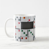 Dominoes Tile Foto Kaffeetasse (Links)
