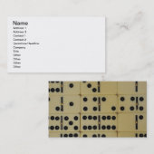 Dominoes Visitenkarte (Vorne/Hinten)