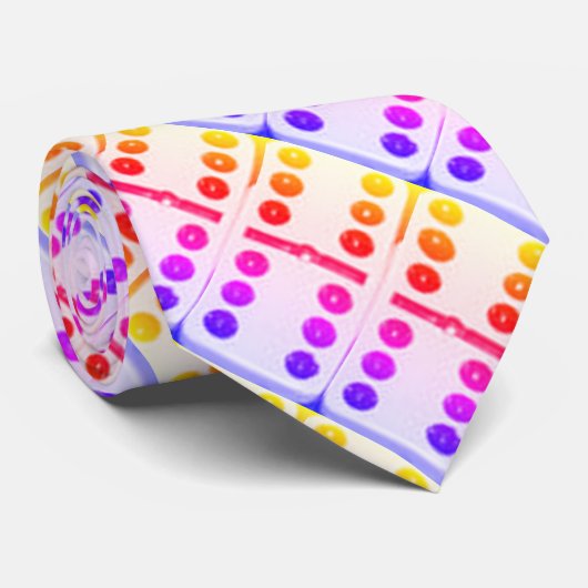 Dominofarben Krawatte (Gerollt)