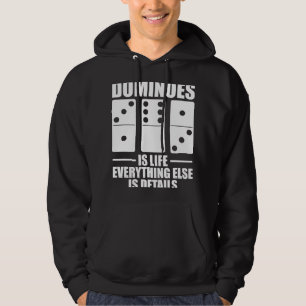 Dominois Leben alles andere ist Details Domino Hoodie