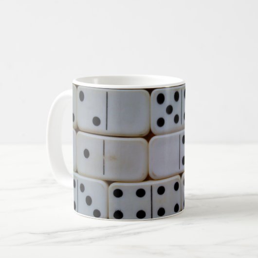 Dominokaffee-Tasse Kaffeetasse (Vorderseite Links)