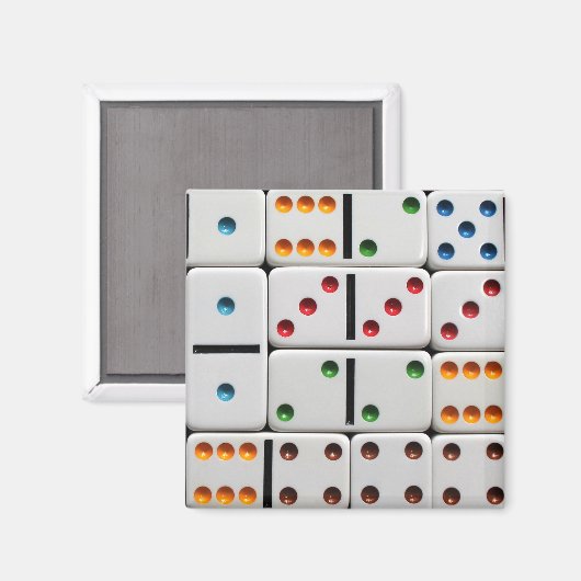 Dominomagnet Magnet (Vorderseite/Rückseite)