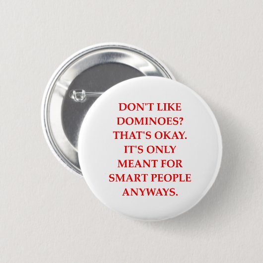 DOMINOS BUTTON (Vorne & Hinten)
