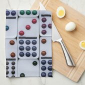 Dominos Numbers Game Geschirrtuch (Viertel Falte)