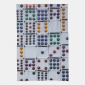 Dominos Numbers Game Geschirrtuch (Vertikal)