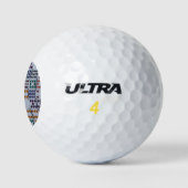 Dominos Numbers Game Golfball (Logo)