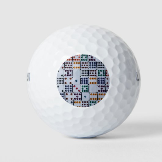 Dominos Numbers Game Golfball (Vorderseite)