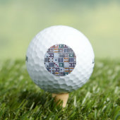 Dominos Numbers Game Golfball (Insitu T-Shirt)