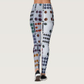 Dominos Numbers Game Leggings (Rückseite)