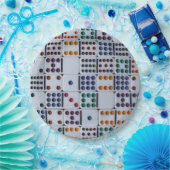 Dominos Numbers Game Pappteller (Party)