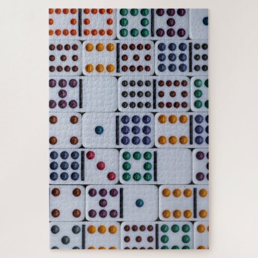 Dominos Numbers Game Puzzle (Vertikal)