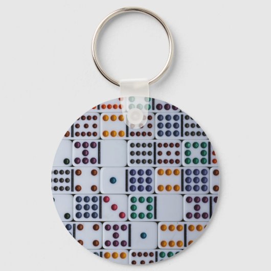 Dominos Numbers Game Schlüsselanhänger (Vorderseite)