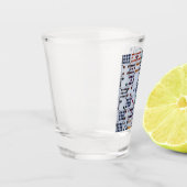 Dominos Numbers Game Schnapsglas (Links)