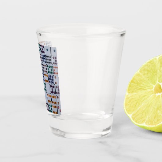 Dominos Numbers Game Schnapsglas (Rechts)