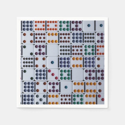 Dominos Numbers Game Serviette (Vorderseite)