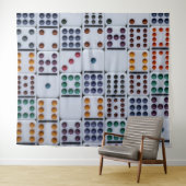 Dominos Numbers Game Wandteppich (Beispiel (Horizontal))