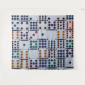 Dominos Numbers Game Wandteppich (Vorderseite (Horizontal))